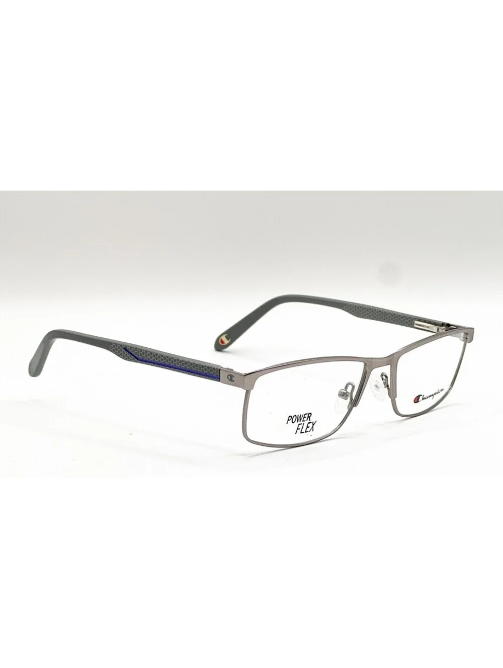Champion CU2008 C03 Crystal Grey Full Rim Authentic Eyeglass Frames 55-17-140